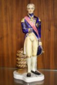 A COALPORT FIGURE OF VICE ADMIRAL THE LORD VISCOUNT NELSON 1758 - 1805