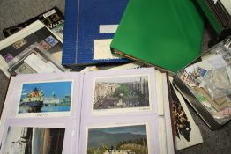 A BACKPACK CONTAINING A LARGE QUANTITY OF STAMPS