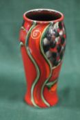 A SIGNED ANITA HARRIS ART POTTERY TRIAL VASE