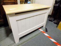 A MODERN TOY/ BLANKET BOX W-80 CM