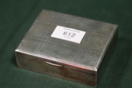 A ZEEWO SILVER CIGARETTE BOX