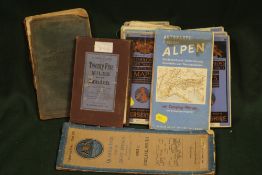 A COLLECTION OF VINTAGE ORDNANCE SURVEY MAPS ETC.