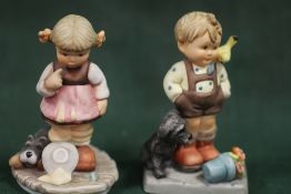 TWO BOXED HUMMEL STUDIO GOEBEL FIGURES