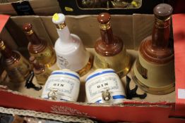 A QUANTITY OF WADE WHISKEY DECANTERS