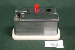 A VINTAGE ART DECO STYLE PRESSTO TABLE LIGHTER