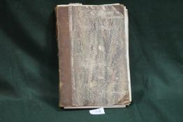 AN ANTIQUE BOOK - THE WORKS OF ANTONIO CANOVA IN SCULPTURING AND MODELLING BY HENRY MOSS A/F