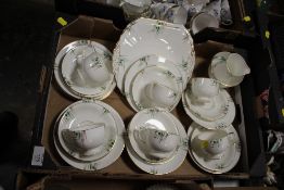 A TRAY OF ART DECO RADFORDS CROWN CHINA