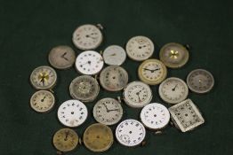 A BAG OF VINTAGE WRISTWATCH MOVEMENTS