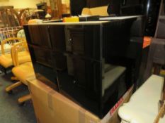 A MODERN MIRRORED ITALIAN BATHROOM CABINET