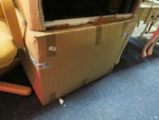 A MODERN MIRRORED ITALIAN BATHROOM CABINET