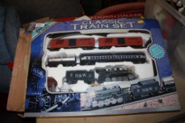 A BATTERY OPERATED CLASSIC TRAIN SET