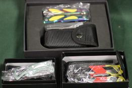 THREE BOXED MILLION SOURCE POCKET TOOLS