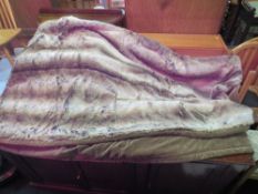 AN ABC COLLECTION LARGE FAUX THROW