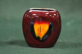 A SMALL ANITA HARRIS PURSE VASE