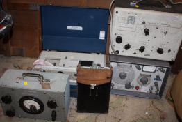 MARCONI INSTRUMENTS SIGNAL GENERATOR TOGETHER WITH AN OUTPUT POWER METER, ADVANCE ELECTRONICS SIGNAL