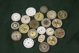 A BAG OF VINTAGE WRISTWATCH MOVEMENTS