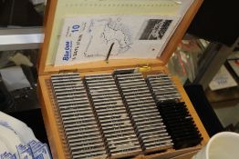 TWO BOXES OF PROJECTOR SLIDES