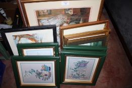 A QUANTITY OF PICTURES AND PRINTS