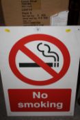 A MODERN N O SMOKING SIGN