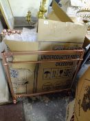 THREE PAIR OF INDUSTRIAL METAL TABLE LEGS