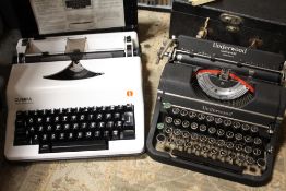 TWO CASED VINTAGE TYPEWRITERS