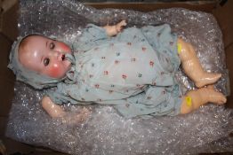 A VINTAGE ARMAND MARSEILLE BISQUE HEADED DOLL