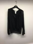 MARINA RINALM - a ladies black top, size 16