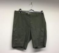 BRUNELLO CUCINELLI - a pair of gents khaki shorts