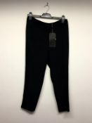 KARL LAGERFIELD - a pair of gents navy blue trousers, size GB 46
