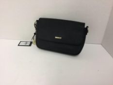DKNY - a black handbag - no shoulder strap