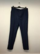 ALEXANDER McQUEEN - a pair of gents navy blue suit trousers