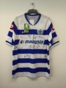 QUEENS PARK RANGERS - an official signed shirt, size XL