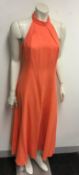 KAREN MILLEN - a ladies orange dress, size 12