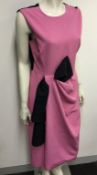 ROKSANDA - a ladies black and pink dress, size 14
