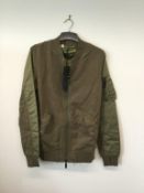 MAHARISHI - gents reversible sweat jacket, size mediumNB: Security tag still attached