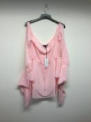 GABRUEL VIELMA - a ladies pink floaty top, size 12