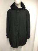 PAUL & SHARK - a gents navy blue waterproof coat, size 3xl