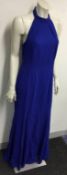 KAREN MILLEN - a ladies royal blue dress, size 14NB: Still has security tag attached