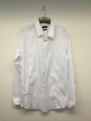 HUGO BOSS - a gents white suit shirt, size 43