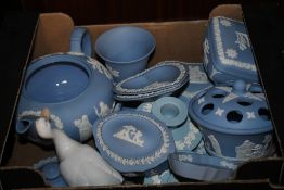 A COLLECTION OF MAINLY WEDGWOOD JASPERWARE