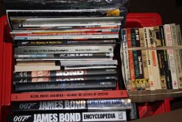 A QUANTITY OF JAMES BOND BOOKS HARDBACK AND PAPERBACK