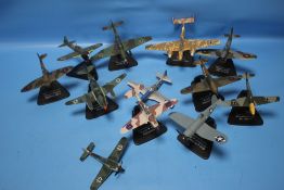 A COLLECTION OF MODEL AEROPLANES