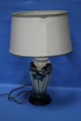 A MOORCROFT LAMP