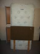 A LEE LONGLANDS DRAWER DIVAN SINGLE BED WITH HEADBOARD