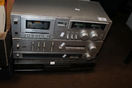 A TECHNICS STACKING SYSTEM AND A MASH COMPACT DISC PLAYER