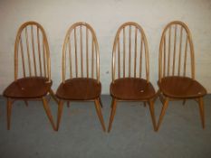 FOUR ERCOL CHAIRS