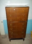 A VINTAGE SEVEN DRAWER G-PLAN CHEST