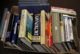 TWO BOXES OF MISCELLANEOUS BOOKS