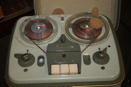 A GRUNDIG REEL TO REEL TAPE RECORDER