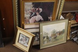 A QUANTITY OF PICTURES AND PRINTS